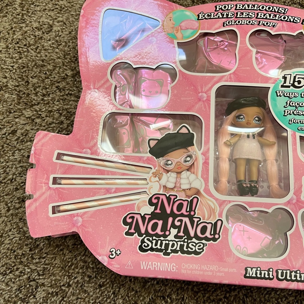 New Na Na Na Mini Ultimate Surprise Kitty Katwood 4" Mini Fashion Doll Kitty - Picture 5 of 8